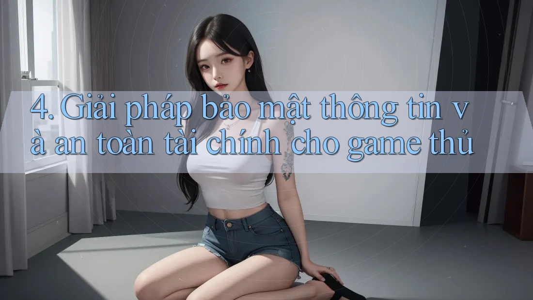 4. Giải pháp bảo mật thông tin và an toàn tài chính cho game thủ 4. Giải pháp bảo mật thông tin và an toàn tài chính cho game thủ
