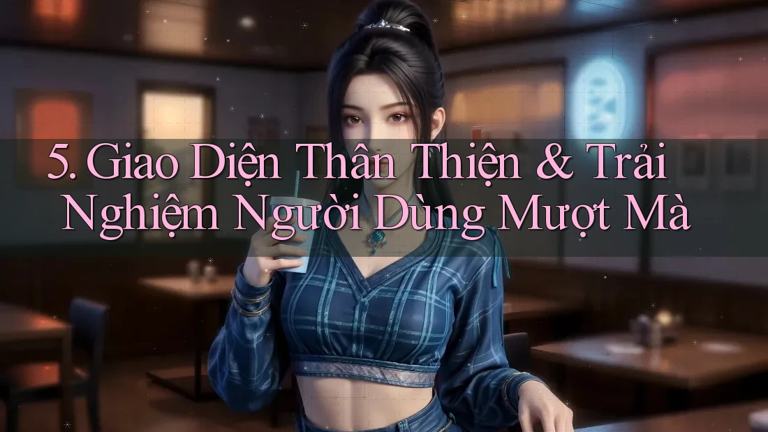 5. Giao Diện Thân Thiện & Trải Nghiệm Người Dùng Mượt Mà 5. Giao Diện Thân Thiện & Trải Nghiệm Người Dùng Mượt Mà