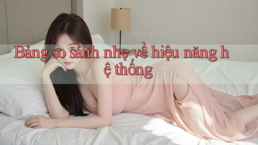 Bảng so sánh nhẹ về hiệu năng hệ thống