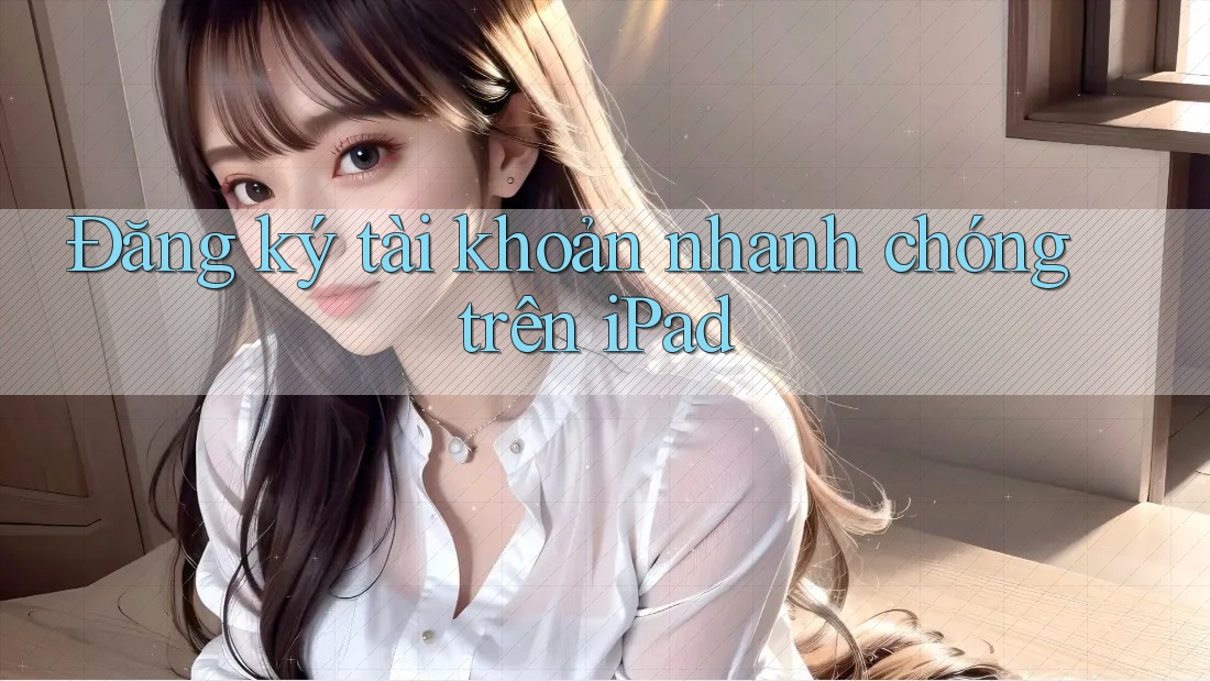 Đăng ký tài khoản nhanh chóng trên iPad