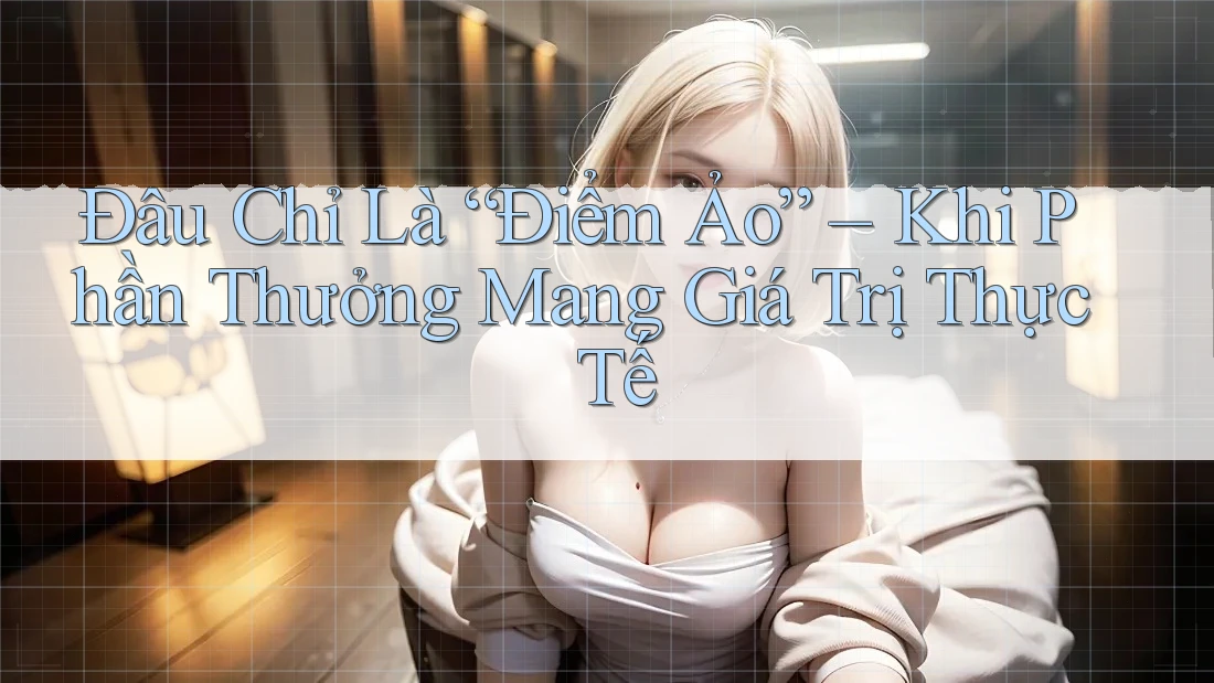 Đâu Chỉ Là “Điểm Ảo” – Khi Phần Thưởng Mang Giá Trị Thực Tế