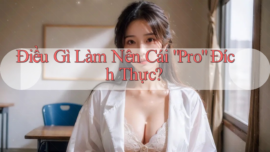 Điều Gì Làm Nên Cái “Pro” Đích Thực? Điều Gì Làm Nên Cái “Pro” Đích Thực?