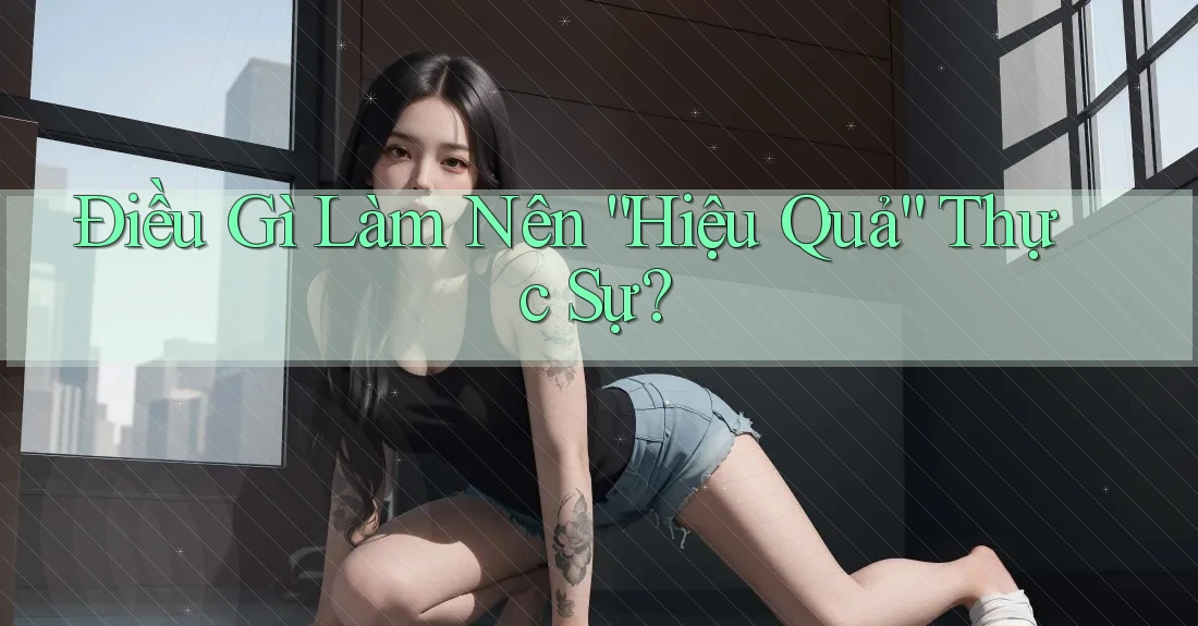 Điều Gì Làm Nên “Hiệu Quả” Thực Sự?