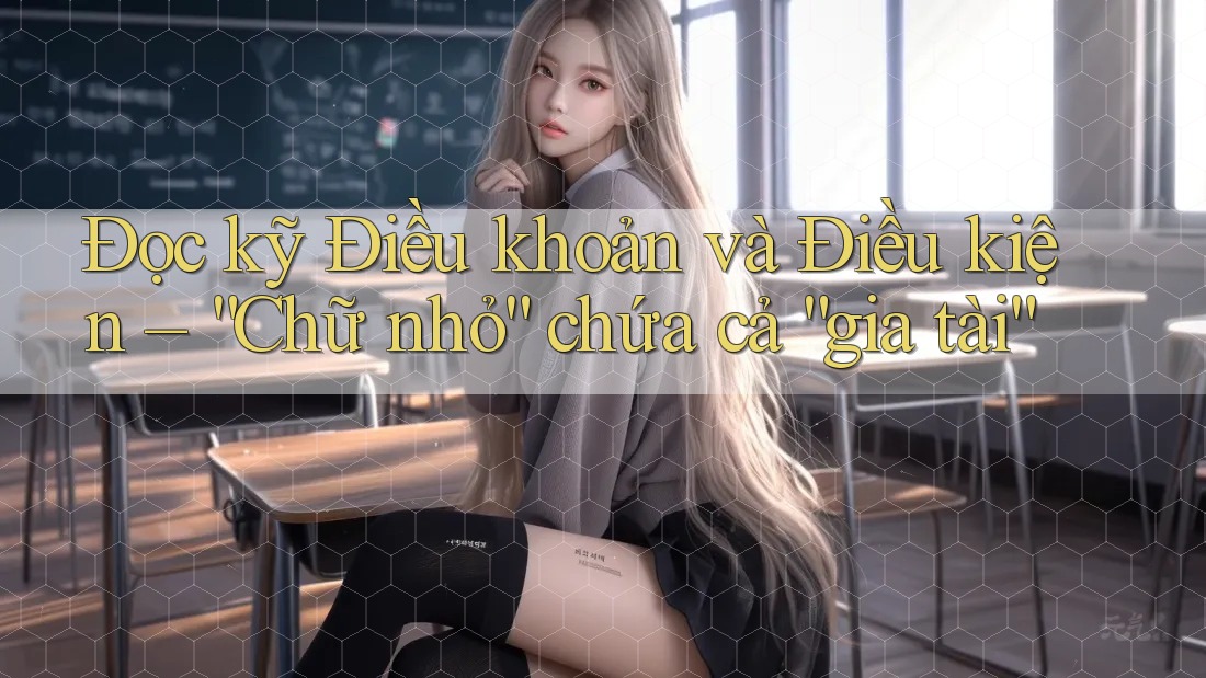 Đọc kỹ Điều khoản và Điều kiện – “Chữ nhỏ” chứa cả “gia tài” Đọc kỹ Điều khoản và Điều kiện – “Chữ nhỏ” chứa cả “gia tài”
