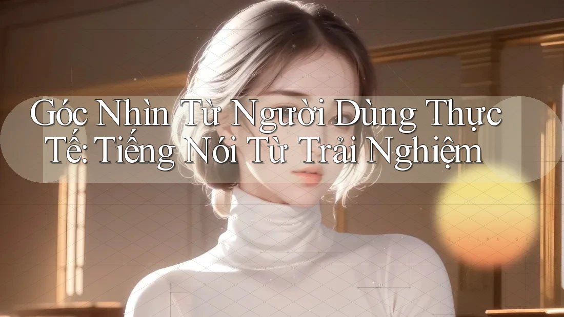 Góc Nhìn Từ Người Dùng Thực Tế: Tiếng Nói Từ Trải Nghiệm Góc Nhìn Từ Người Dùng Thực Tế: Tiếng Nói Từ Trải Nghiệm