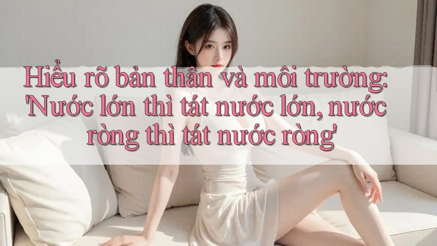 Hiểu rõ bản thân và môi trường: 'Nước lớn thì tát nước lớn, nước ròng thì tát nước ròng'