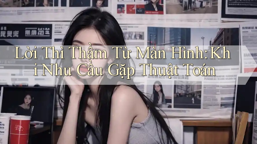 Lời Thì Thầm Từ Màn Hình: Khi Nhu Cầu Gặp Thuật Toán