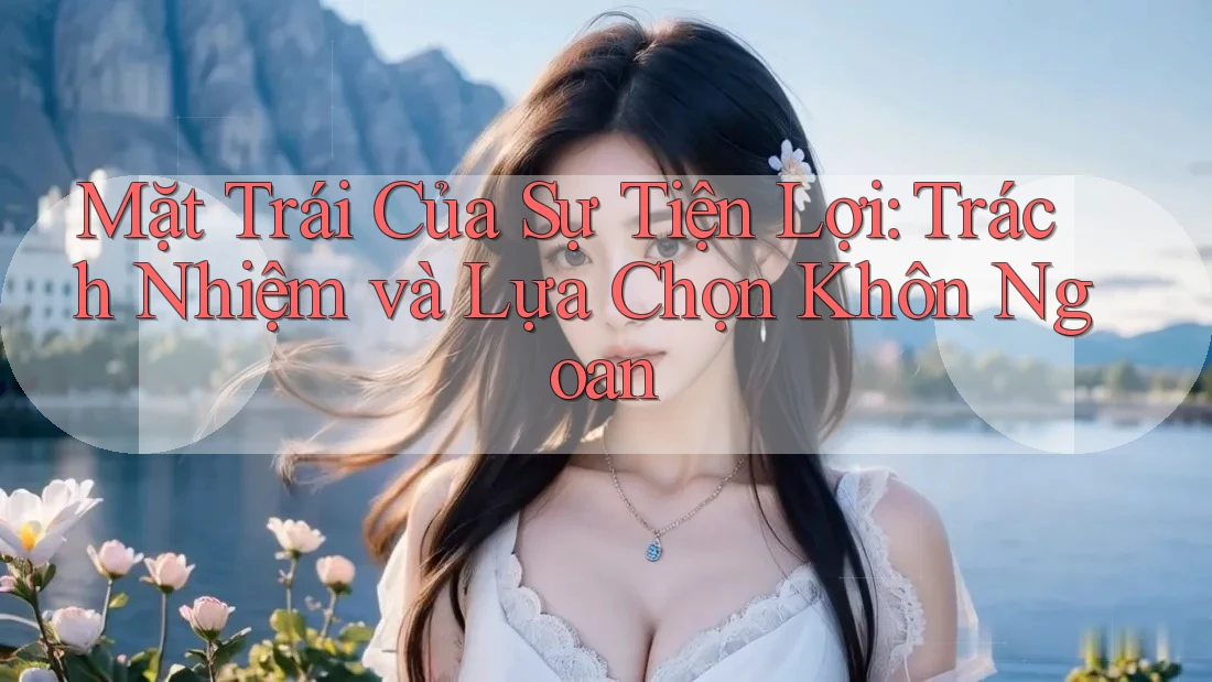 Mặt Trái Của Sự Tiện Lợi: Trách Nhiệm và Lựa Chọn Khôn Ngoan Mặt Trái Của Sự Tiện Lợi: Trách Nhiệm và Lựa Chọn Khôn Ngoan
