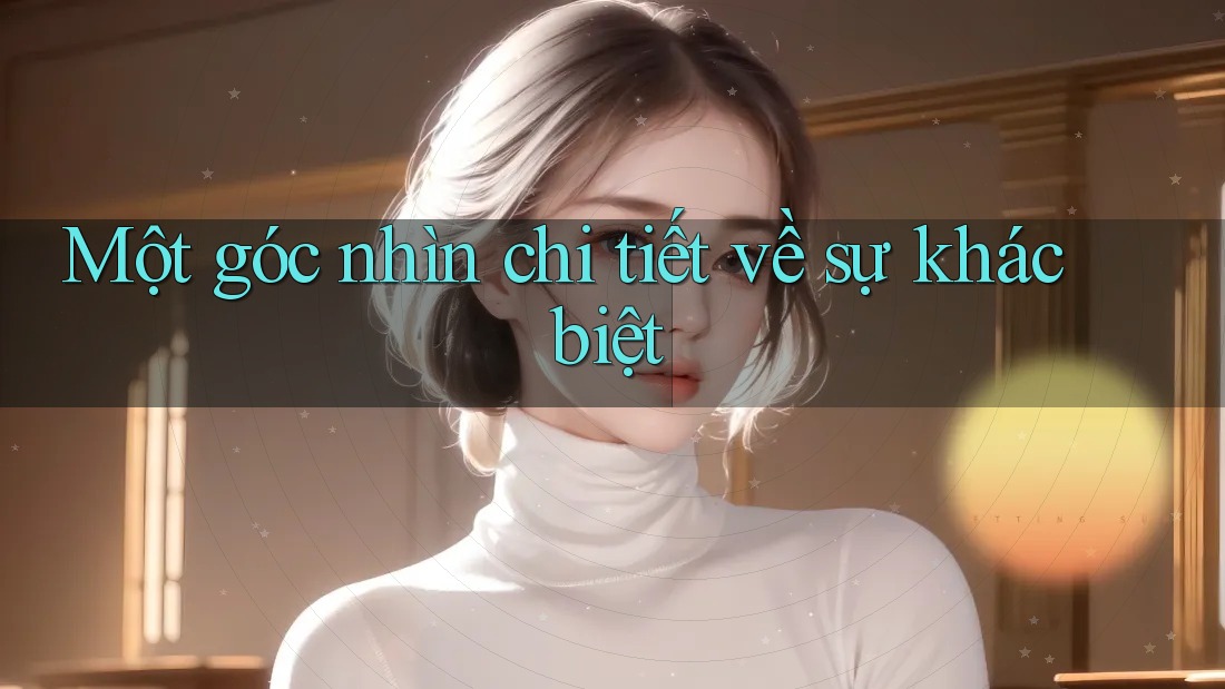 Một góc nhìn chi tiết về sự khác biệt Một góc nhìn chi tiết về sự khác biệt