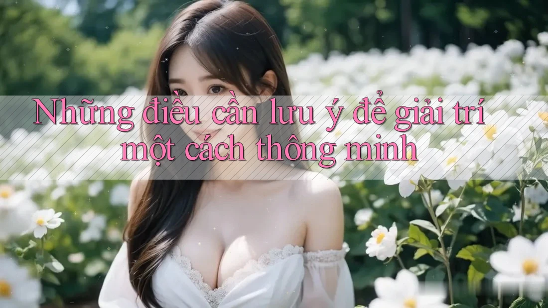 Những điều cần lưu ý để giải trí một cách thông minh Những điều cần lưu ý để giải trí một cách thông minh