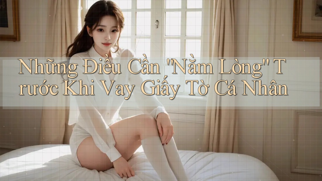 Những Điều Cần “Nằm Lòng” Trước Khi Vay Giấy Tờ Cá Nhân