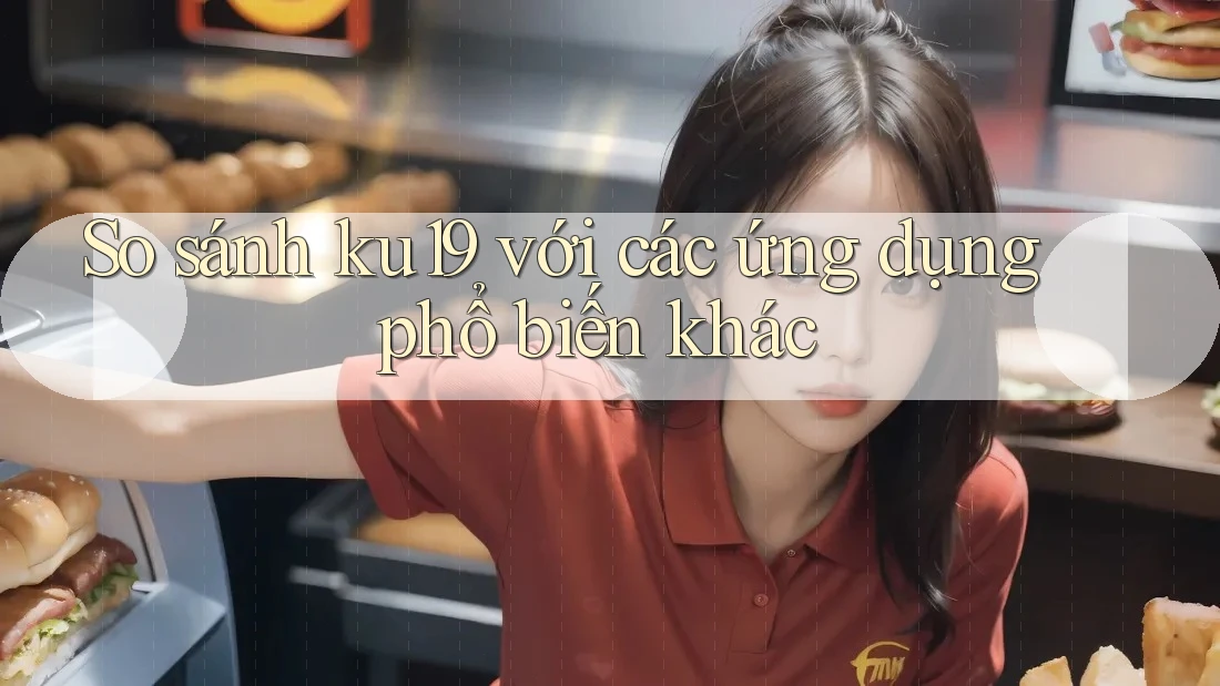So sánh ku19 với các ứng dụng phổ biến khác So sánh ku19 với các ứng dụng phổ biến khác