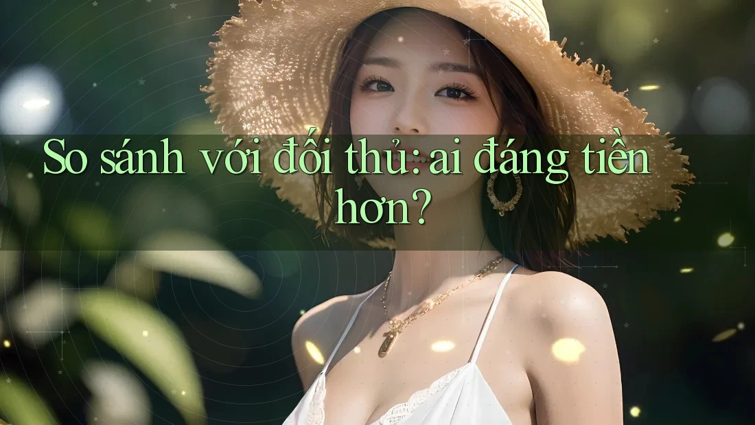 So sánh với đối thủ: ai đáng tiền hơn?