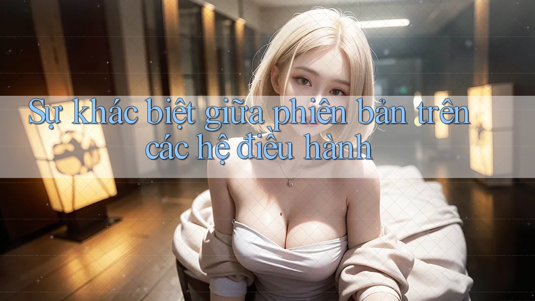 Sự khác biệt giữa phiên bản trên các hệ điều hành