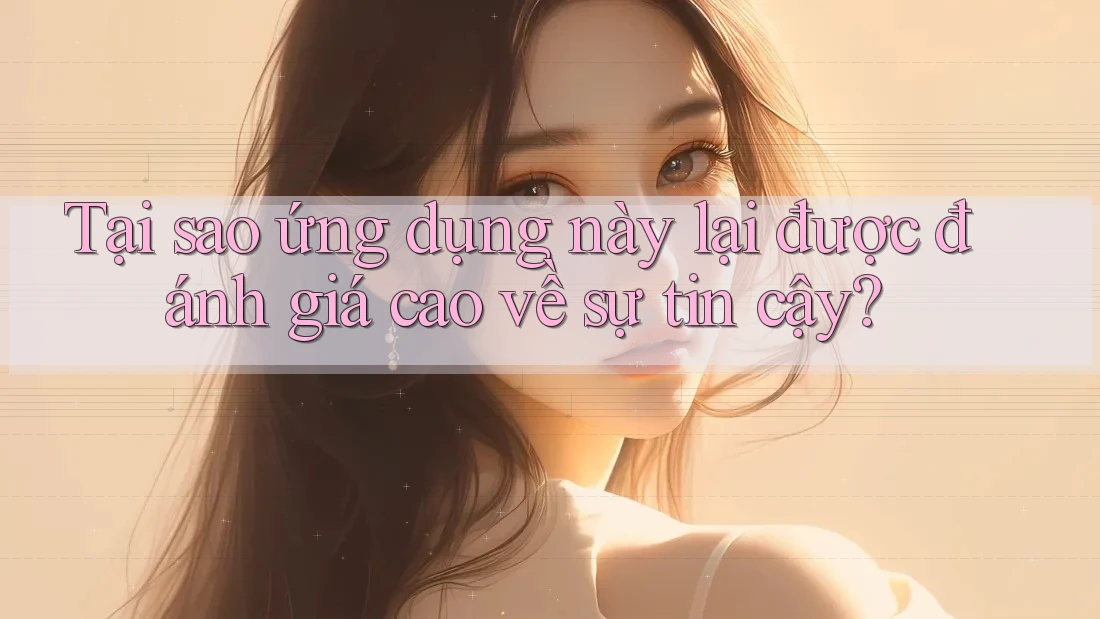 Tại sao ứng dụng này lại được đánh giá cao về sự tin cậy? Tại sao ứng dụng này lại được đánh giá cao về sự tin cậy?