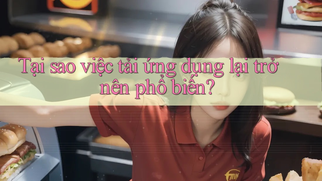 Tại sao việc tải ứng dụng lại trở nên phổ biến? Tại sao việc tải ứng dụng lại trở nên phổ biến?