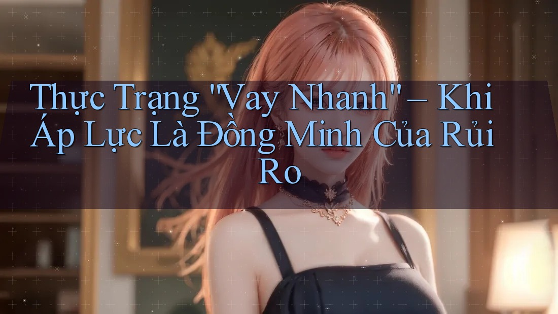 Thực Trạng “Vay Nhanh” – Khi Áp Lực Là Đồng Minh Của Rủi Ro