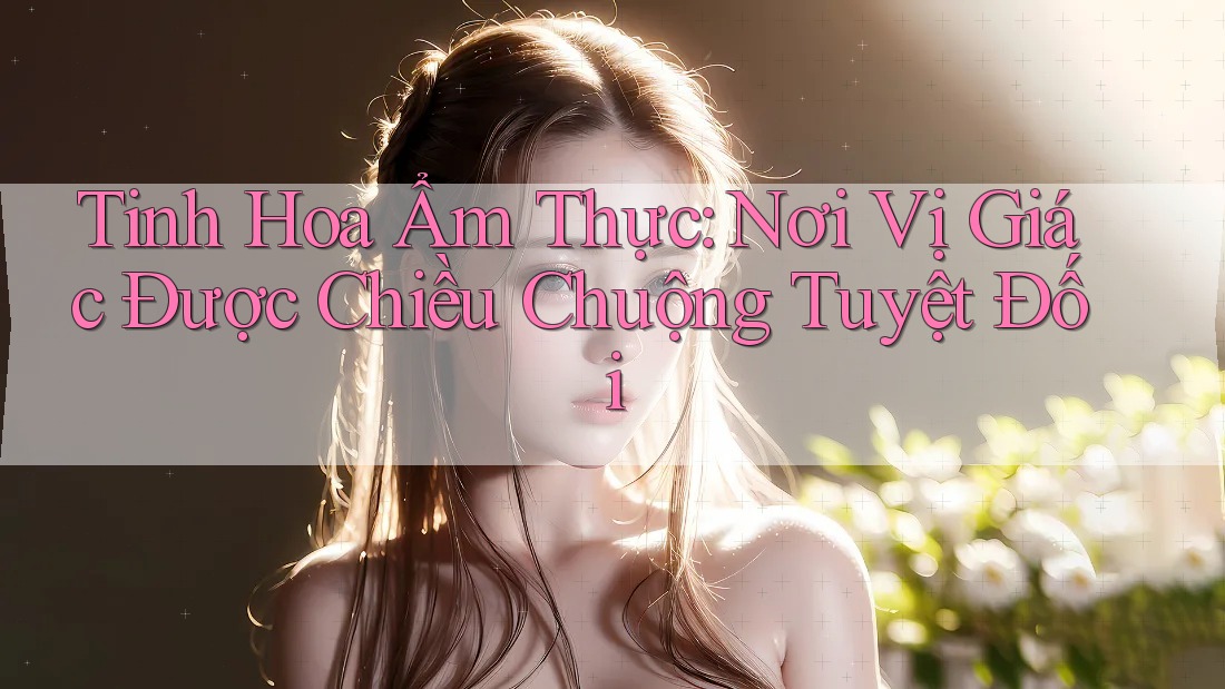 Tinh Hoa Ẩm Thực: Nơi Vị Giác Được Chiều Chuộng Tuyệt Đối Tinh Hoa Ẩm Thực: Nơi Vị Giác Được Chiều Chuộng Tuyệt Đối