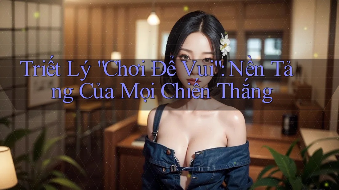 Triết Lý “Chơi Để Vui”: Nền Tảng Của Mọi Chiến Thắng Triết Lý “Chơi Để Vui”: Nền Tảng Của Mọi Chiến Thắng