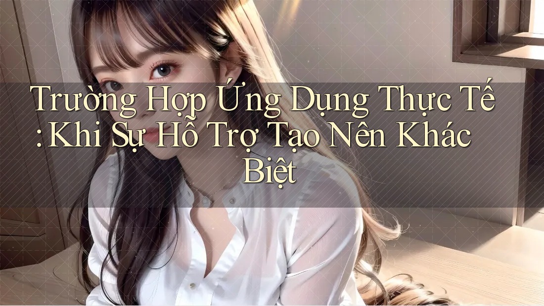 Trường Hợp Ứng Dụng Thực Tế: Khi Sự Hỗ Trợ Tạo Nên Khác Biệt Trường Hợp Ứng Dụng Thực Tế: Khi Sự Hỗ Trợ Tạo Nên Khác Biệt