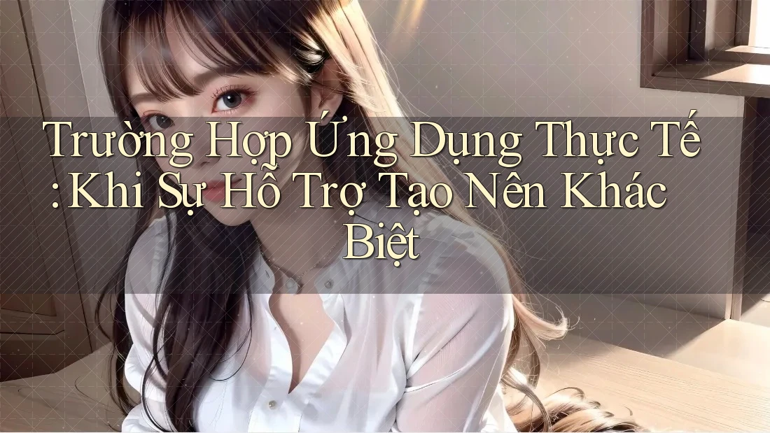 Trường Hợp Ứng Dụng Thực Tế: Khi Sự Hỗ Trợ Tạo Nên Khác Biệt Trường Hợp Ứng Dụng Thực Tế: Khi Sự Hỗ Trợ Tạo Nên Khác Biệt